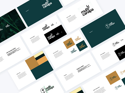 Branding proposal presentation brand brand design brand identity branding branding design gold green hemp logo logo design logodesign logos logotype mark proposal style guide styleguide visual identity