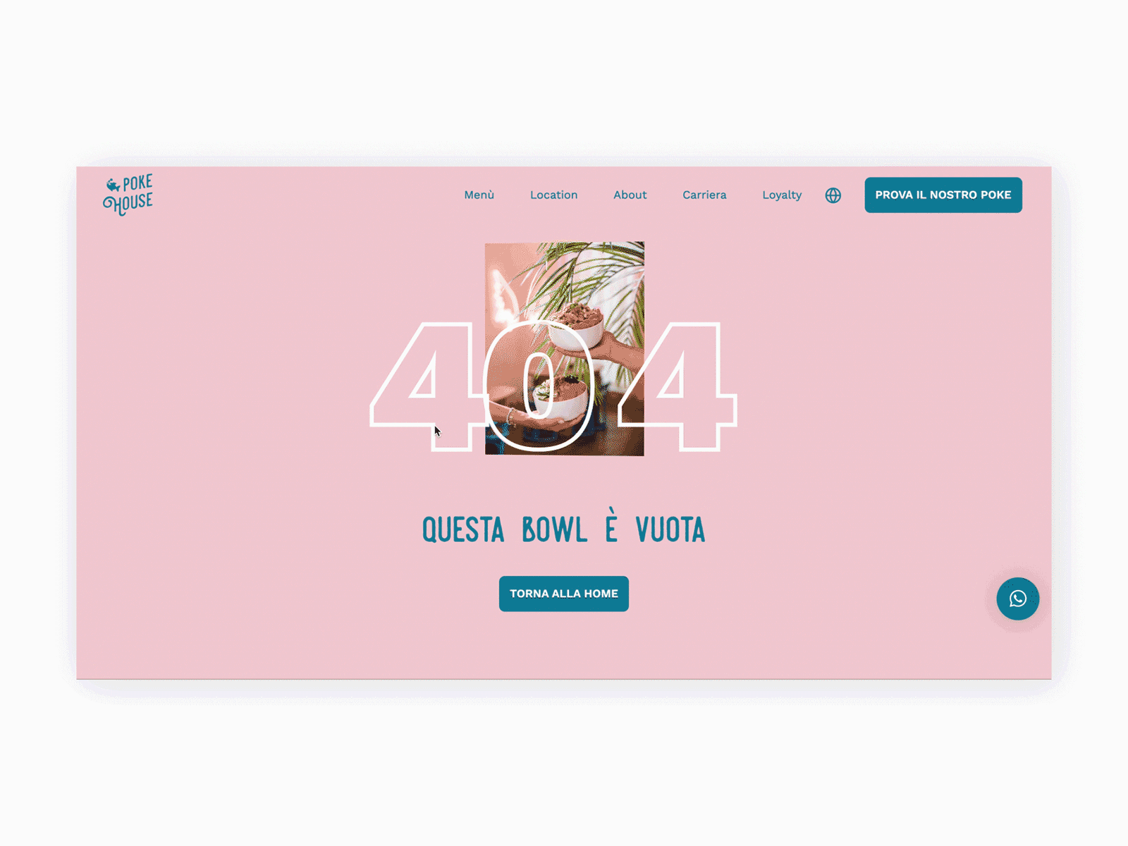 Poke House 404 404page landing page design ui ui design ux ux design web design website website concept website design