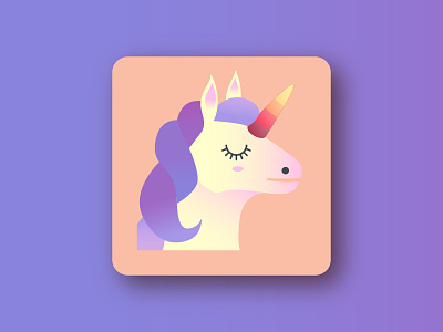 Unicorn graphic graphic design illustration illustrator postcard