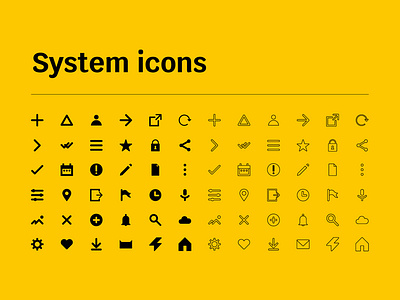 System icons design geometric graphic design grid design icon icon design website