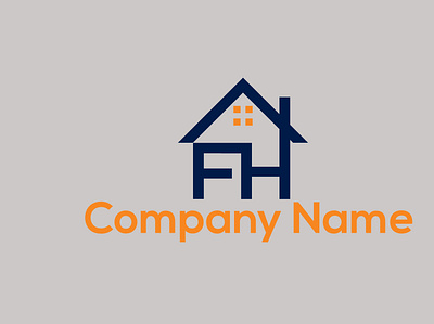 FH latter real estate logo design fh fh logo fh real estate logo latter logo logo logo design logos real estate real estate logo