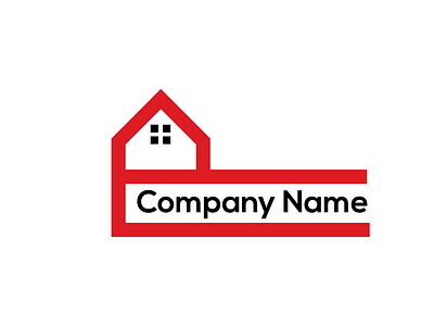 Home icon real estate logo design