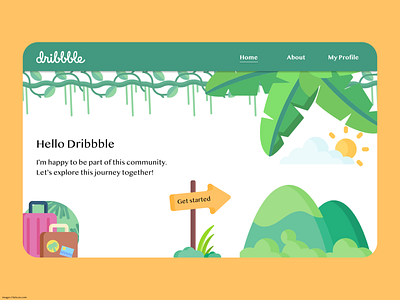 Hello Dribbble design graphic design icon ui