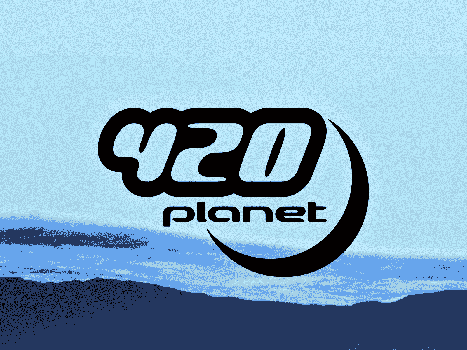 420planet💨 (logo) 420 logo y2k