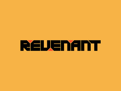 REVENANT (logo) logo logo design racing typography