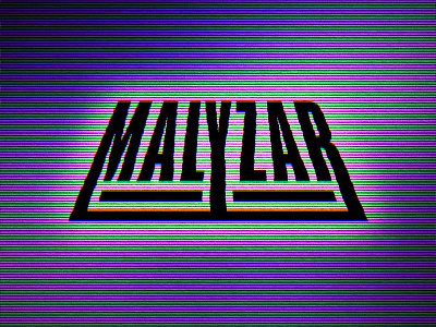 📼 🛒 MALYZAR etsy glitch logo retro vhs