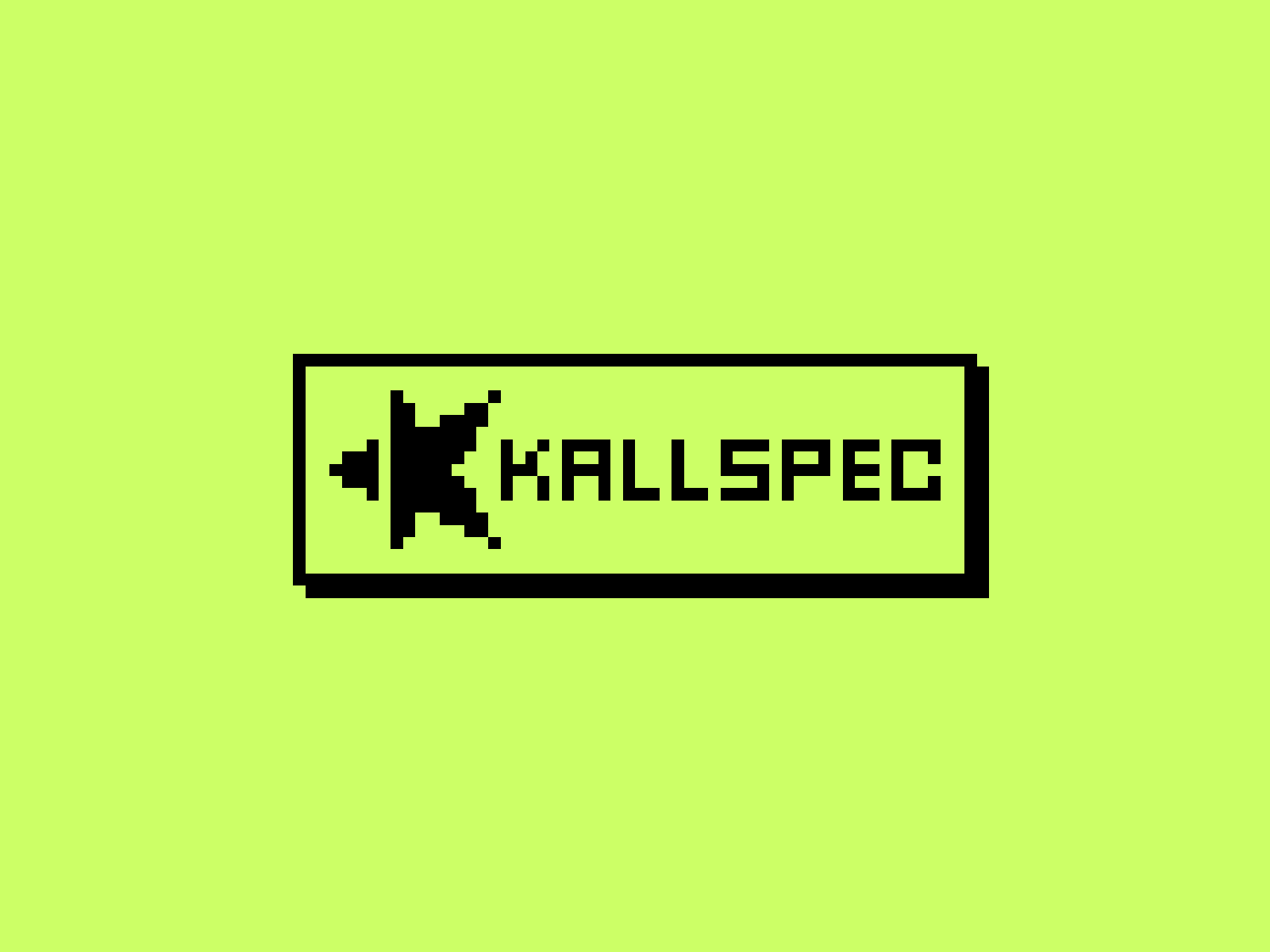 KALLSPEC [ pixel guns ] 8 bit firearms guns icons logo design pixel art retro video games