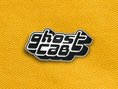 GHOST CAB (Pin Mockup) enamel pin famicase logo