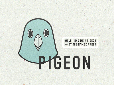 Pigeon icon illustration line art pigeon