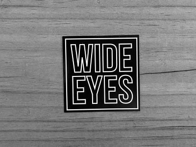 Wide Eyes sticker