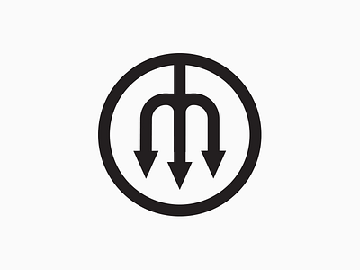 M Mark - Feedback Requested feedback logo logo design m mark pitchfork