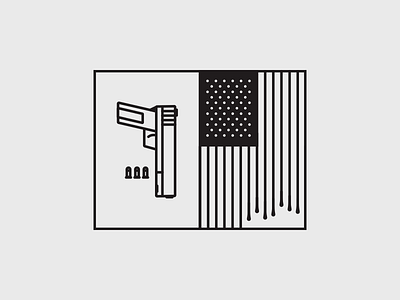 2015 in Review: Gun Violence 2015 gun gun control guns icon icons illustration line art nra politics year in review
