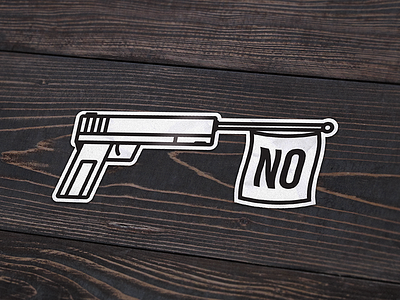 NO.jpeg glock gun gun control icon illustration negative no nope pistol sticker