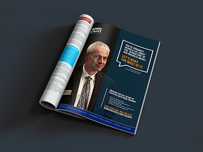 Print Ad for Fixed Ops Magazine advert advertisement editorial layout magazine print print ad quote