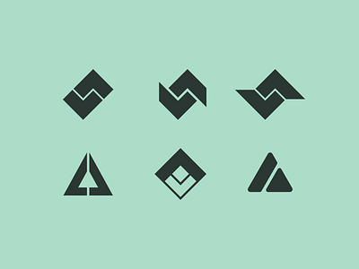 Ideas arrow icon logo simple triangle up wip