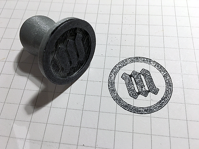 3D Printed Stamp