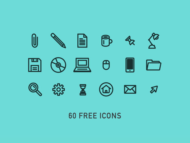 Freebie: Icon Pack ai flat free freebie icon icons vector