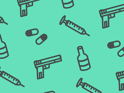 Vice Icons drugs freebie gun icons pills pistol syringe vice