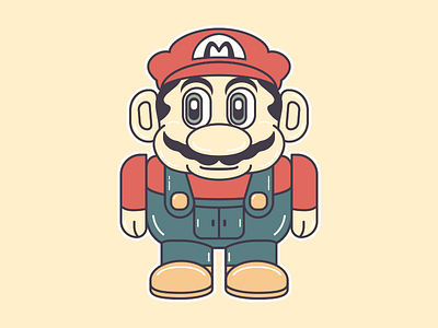 Mario Zone game boy gaming icon illustration mario nes nintendo retro