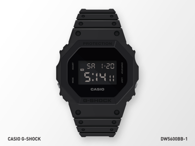 Casio G-Shock DW5600BB-1 by mattcolewilson on Dribbble