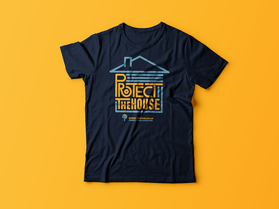 Protect the House T-Shirt hand lettering illustration shirt type typography