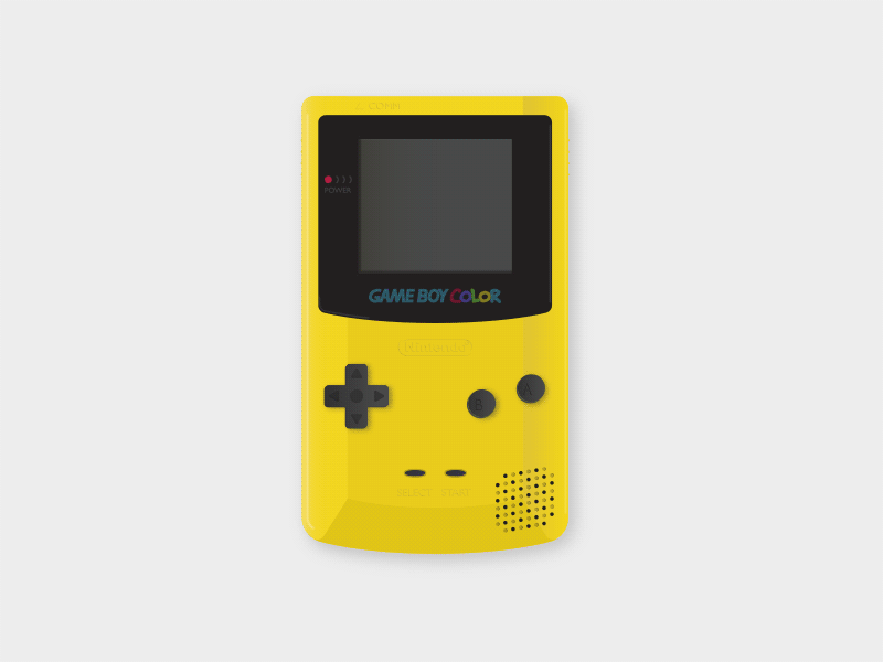 Game Boy Color 90s game boy illustration nintendo