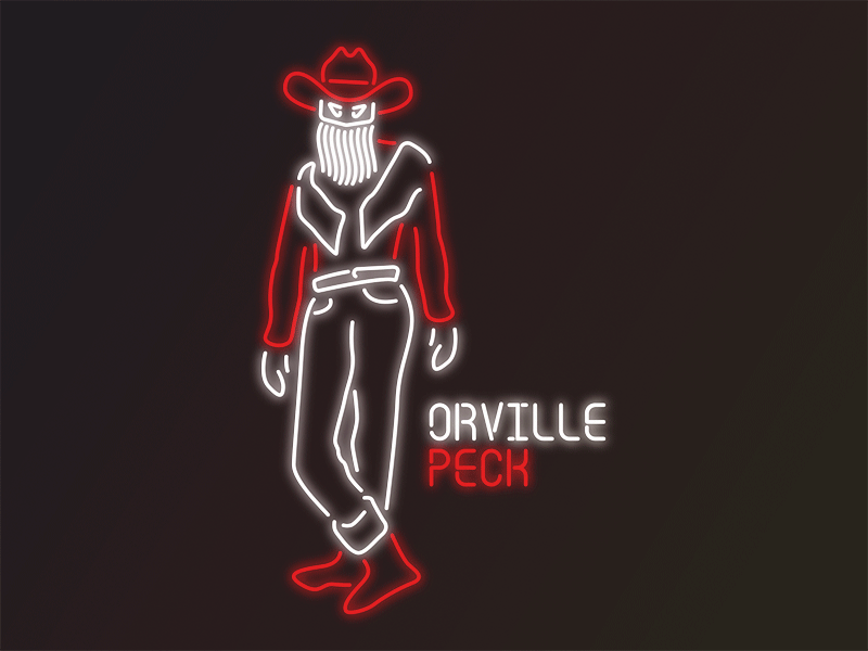 Orville Peck cowboy neon orville peck