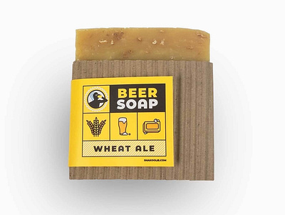 Shakoolie Beer Soap Labels beer branding label design packaging soap