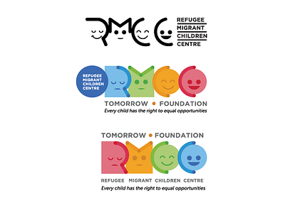 RMCC / Logo Concept brand charity children clean fun identity logo mark non profit nonprofit