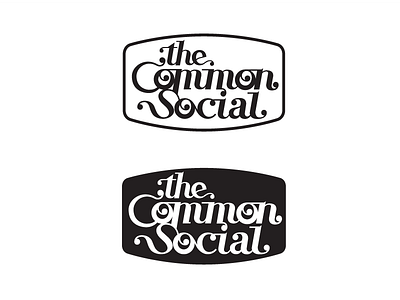 Common Social / Logo concept brand cafe clean identity logo logotype mark nonprofit social typography