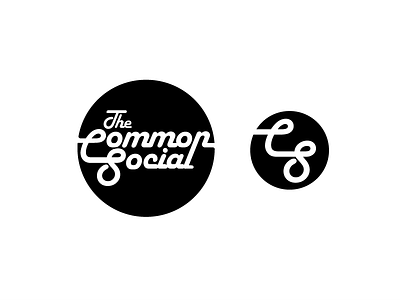 Common Social / Logo + logomark concept brand cafe clean identity logo logotype mark nonprofit social typography