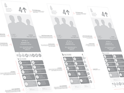 High Fidelity Wireframes - touchscreen display for Lifts accessibility elevators high fidelity wireframes lift screen lifts multi age multi cultural multi language touch screen wireframe wireframes