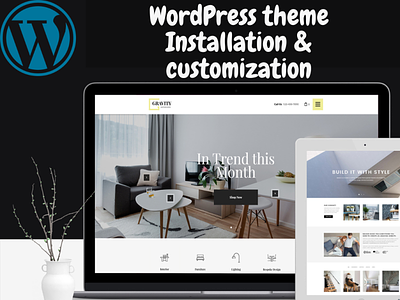 WordPress Theme Installation and customization theme customization website developer wordpress website