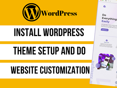 I will install wordpress, setup theme and do customization design e commerce install wordpress mailchimp page designer popup design theme customization theme setup