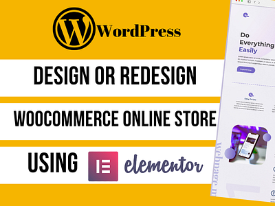 I will design or redesign wordpress woocommerce online store design e commerce ecommerce store mailchimp online store page designer