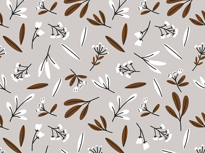 Seamless pattern in floral style. Vector illustration