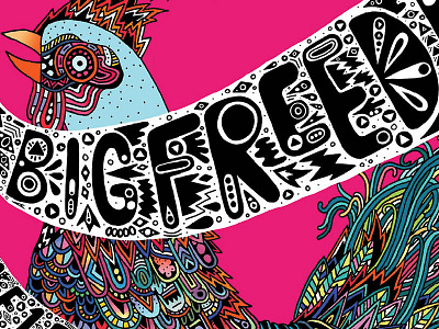 Converse Rubber Tracks Live Poster illustration lettering poster rooster