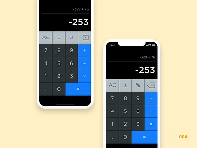 Daily UI #004 - Calculator calculator daily dailyui design ui