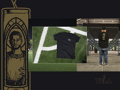 LAFC Carlos Vela Candle Vigil T-Shirt Design and Look Book black candlelight canon carlos vela editorial design editorial layout gold illustration instagram post look book lookbook template mls photography silkscreen soccer badge soccer ball soccer logo t shirt design template design vigil candle