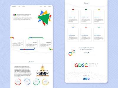 GDSC-IIITV design education gdsc ui ux webdesign website