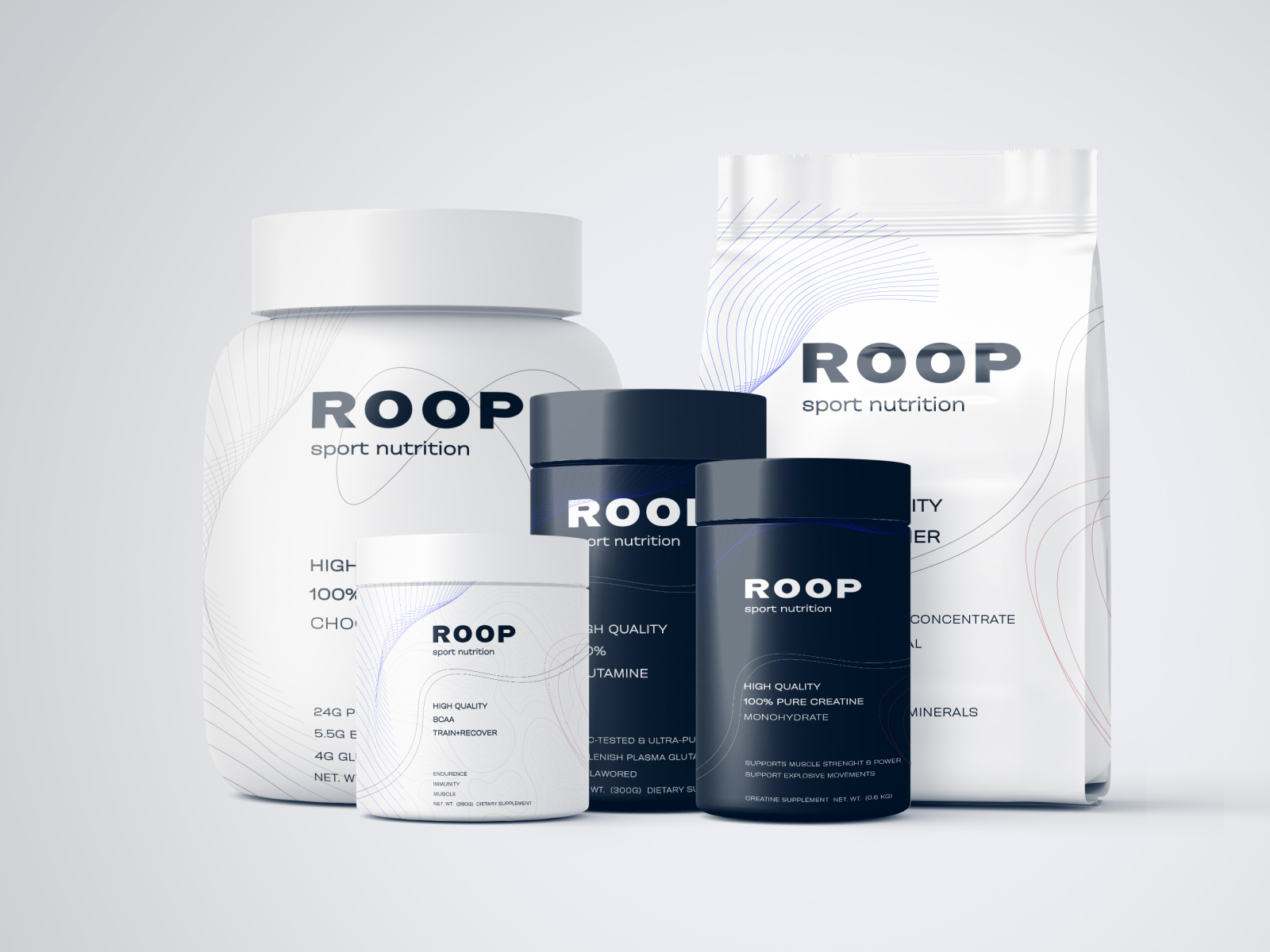 Sport nutrition package by Zakhar on Dribbble