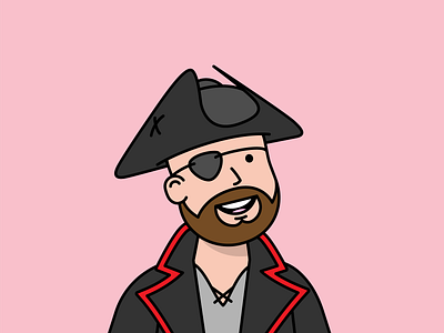 Arrr! avatar bobby hello bobby hellobobby illustration pirate