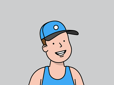 Bobby again. avatar baseball hat bobby hello bobby hellobobby illustration undershirt