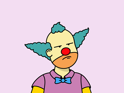 I really need your kidney avatar bobby clown hello bobby hellobobby illustration krusty thesimpsons