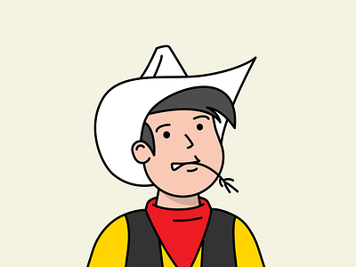 Bang bang! avatar bobby cowboy hello bobby hellobobby illustration luck lucky lucky luck