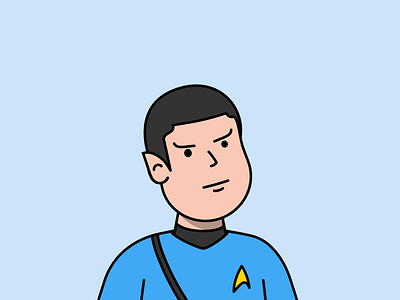 Live long and prosper avatar bobby enterprise hello bobby hellobobby illustration spock star trek startrek