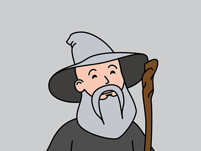 OK. You can pass avatar bobby gandalf hello bobby hellobobby illustration lordoftherings midleearth