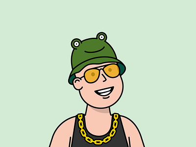 Malibu's Most Wanted avatar bobby chain frog gold goldenchain hello bobby hellobobby homie hood illustration