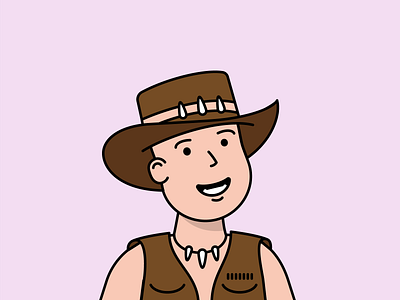 crocodile dundee sad face clipart