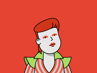 Put on your red shoes and dance the blues avatar bobby bowie davidbowie hello bobby hellobobby illustration